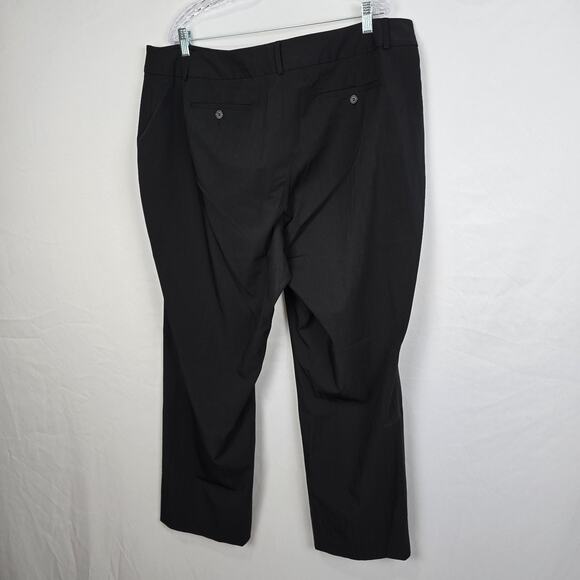 Dalia Collection Slacks Pants Women's 22X Black Stretch EUC - Picture 9 of 16